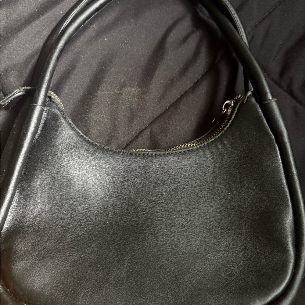 Forever 21 Black Hobo Bag Sleek Minimalist Design